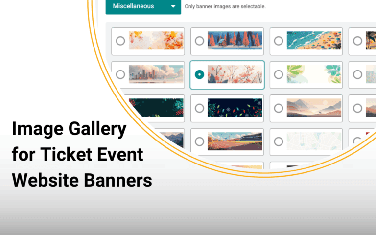 Image Gallery for Ticket Event Website Banners