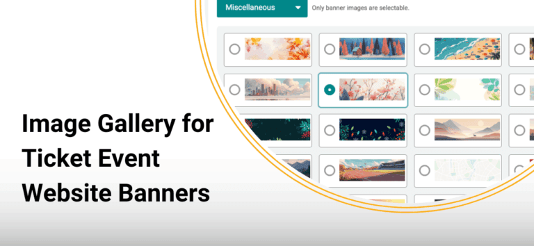 Image Gallery for Ticket Event Website Banners