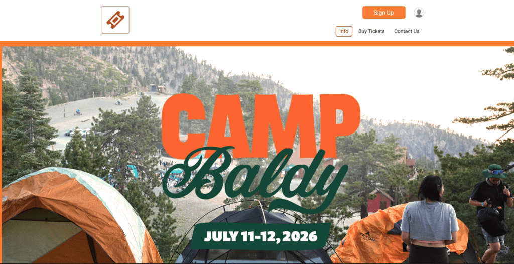 Camp Baldy banner