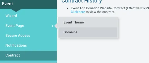 Ticker dashboard showing how Using Custom Domains