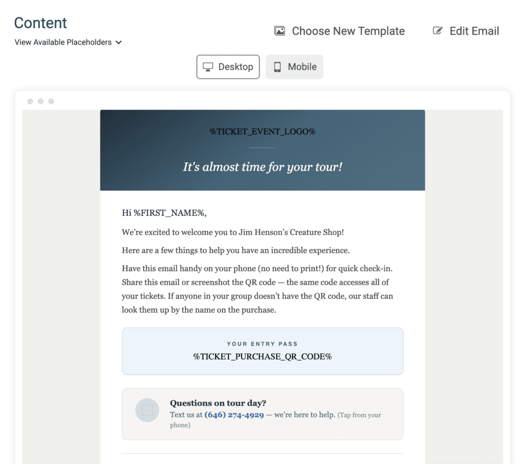 event ticketing platform fees