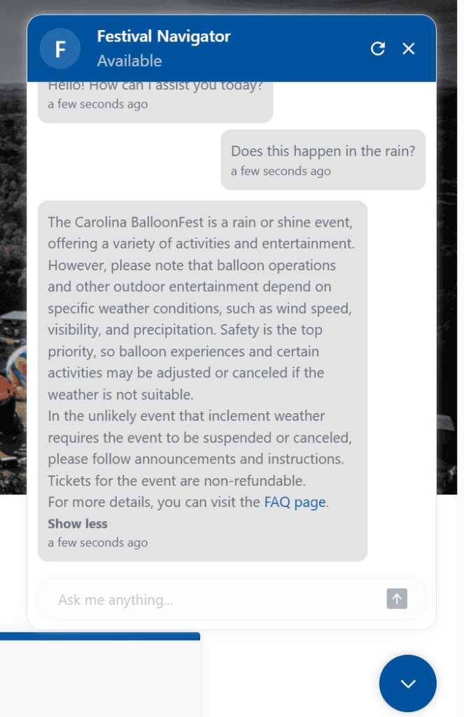 Automate support for your event with the TicketSignup AI Chatbot