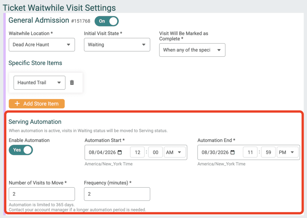 automate your event's virtual queue