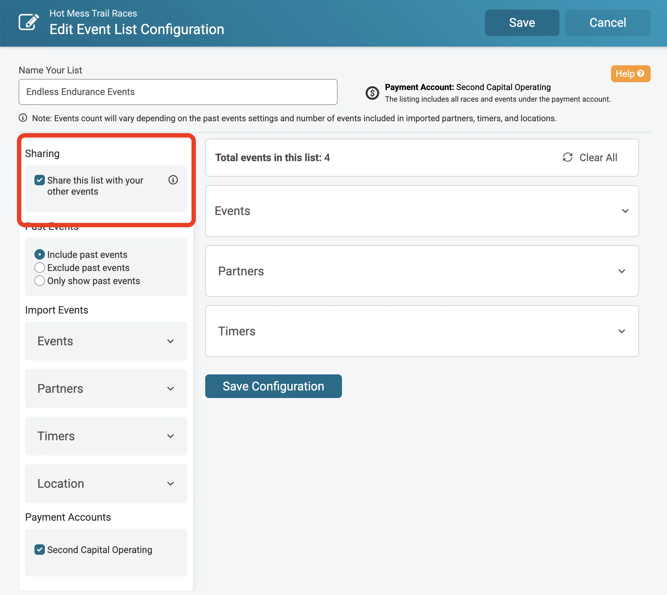 Share Event Showcases Across Any Event Website