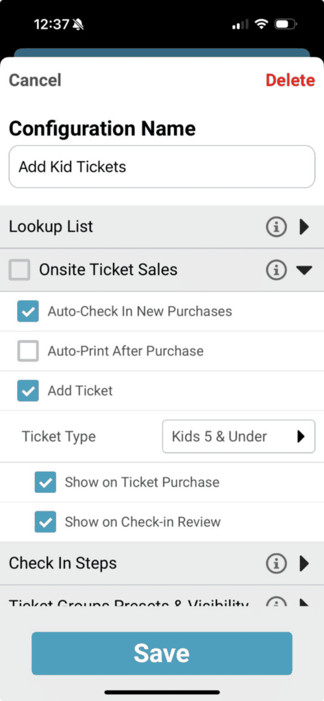 on-site ticketing app faq