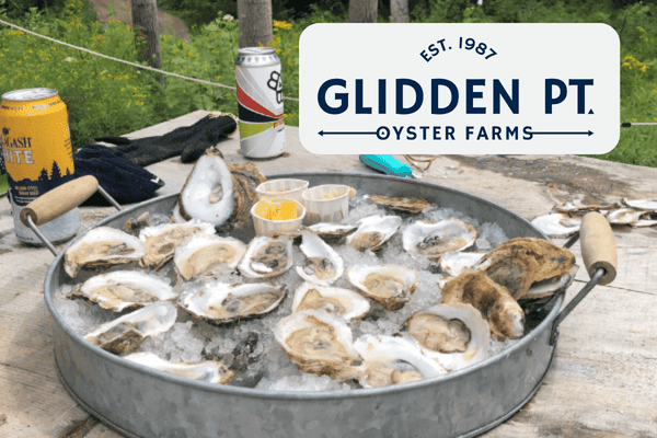 Glidden Point Oyster Farms tours on the Damariscotta River in Edgecomb, Maine